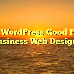 Is WordPress Good For Business Web Design?